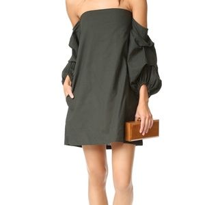 MLM LABEL PILLAR SHOULDER DRESS